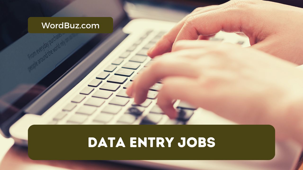 Data Entry Jobs